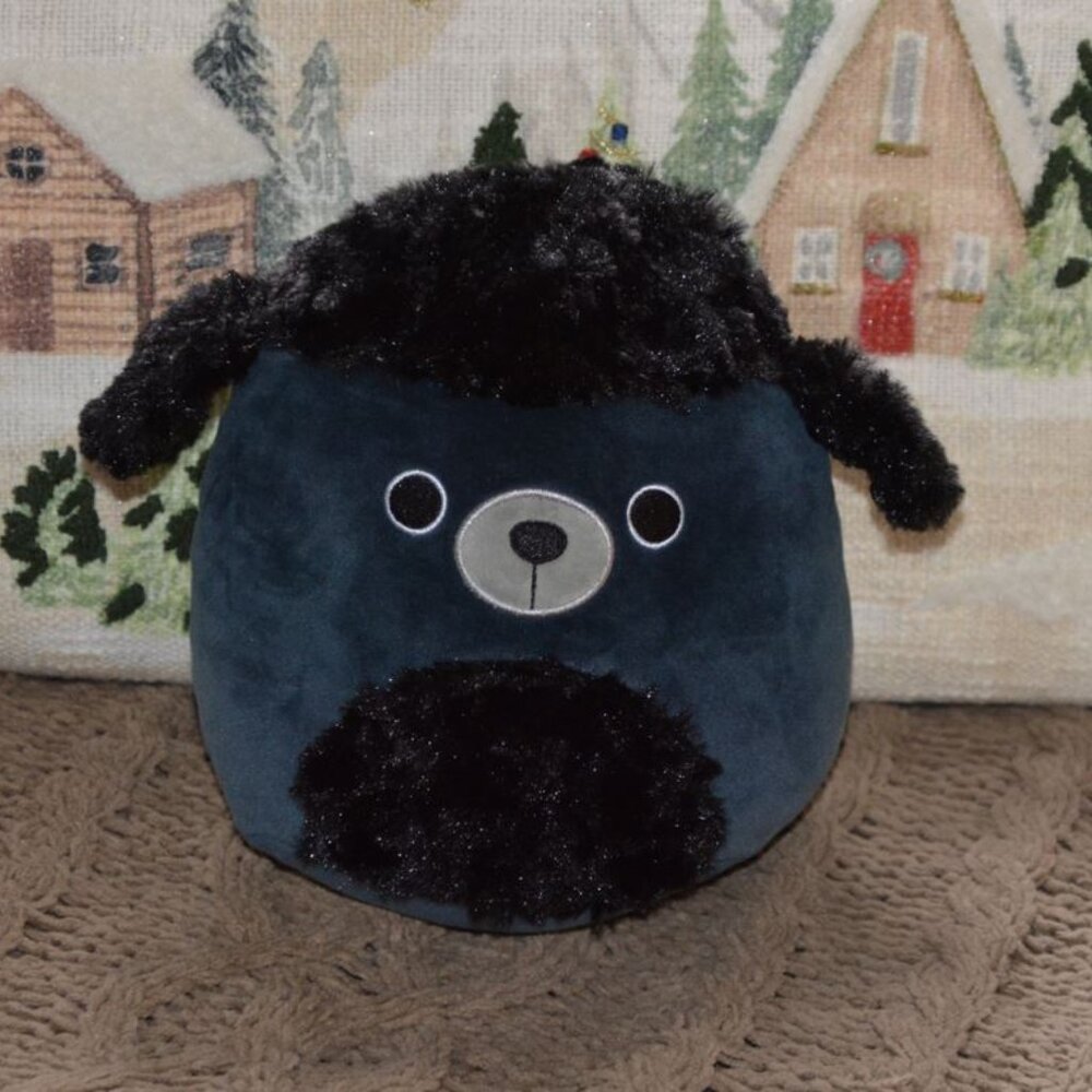 BNWOT Jettward the Black Poodle RARE!!!  Squishmallow 7.5" (2021)